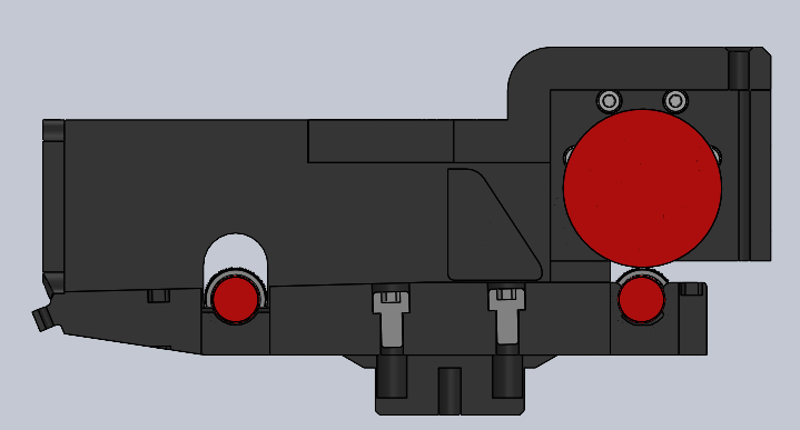 Cross section side view