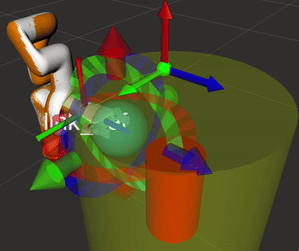 Task Space Planning Demo RViz Visualization