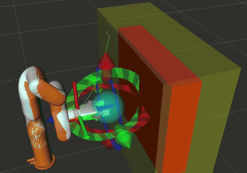 Whole-Body Velocity Planning RViz Visualization